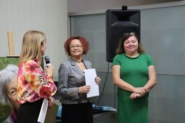 Inscenizacja z udziałem uczniów wieluńskich szkół w Bibliotece Miejskiej - dotyczyła Nagrody Nobla
